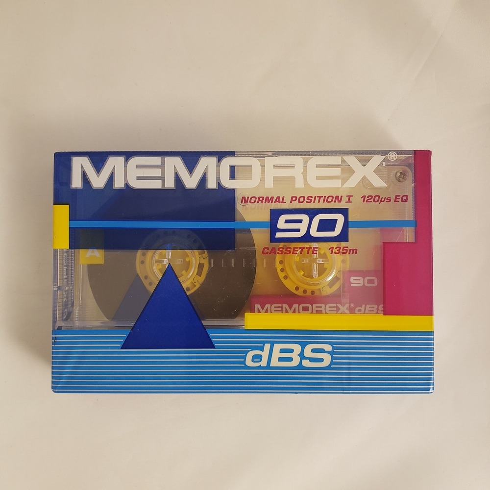 Memorex DBS 90 Single Blank Audio Cassette Tape *NEW*